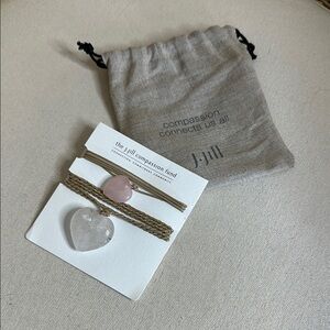 Beautiful J.Jill Compassion Heart Charm Necklace Or Bracelet